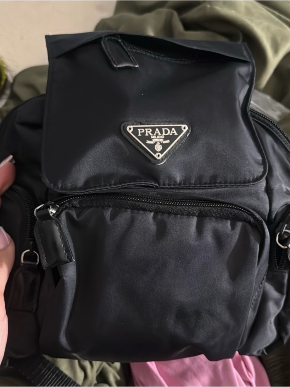 Prada Black Nylon Backpack - Picture 5 of 5